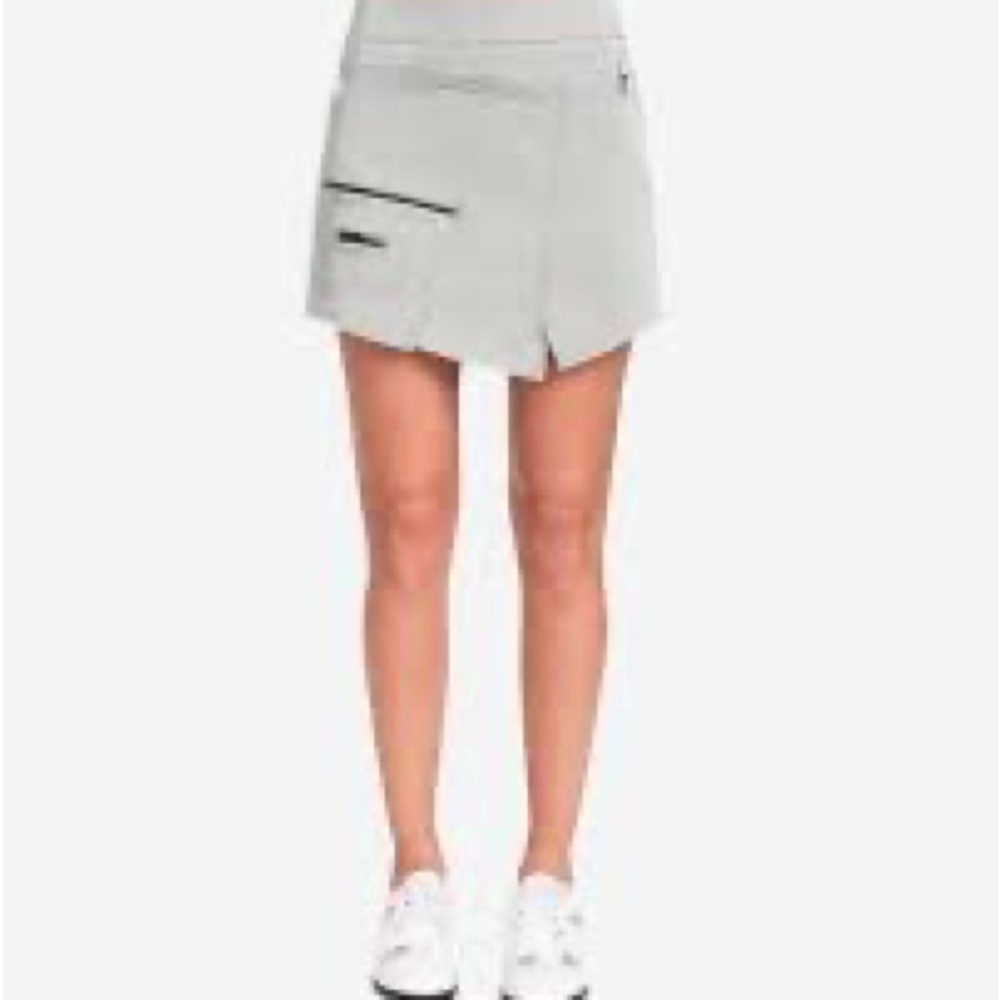 JAMIE SADOCK Skinnyliscious Angled Golf Skort - Mercury Grey Size 8